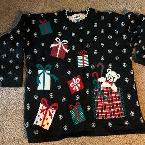 1980s vintage holiday sweater